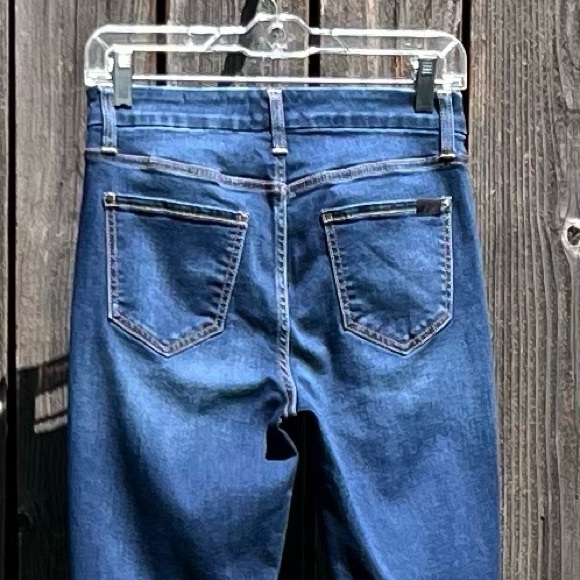 Jen7 by 7 for all mankind slim straight blue jeans size 2 - Picture 13 of 17